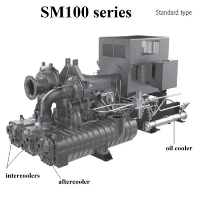 Hanwha Samsung Air Cooler Intercooler pro vzduchový kompresor Sm6100